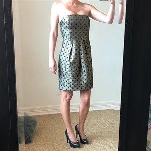 TIBI New York Gold Cocktail Dress 4 EUC